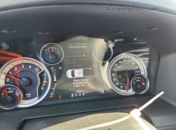 1C6RR7VM4GS154931 2016 RAM 1500 Black Вид щитка приладів