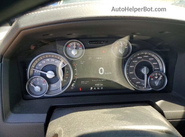 1C6RR7WT4HS729679 2017 RAM 1500 Черный Вид щитка приборов