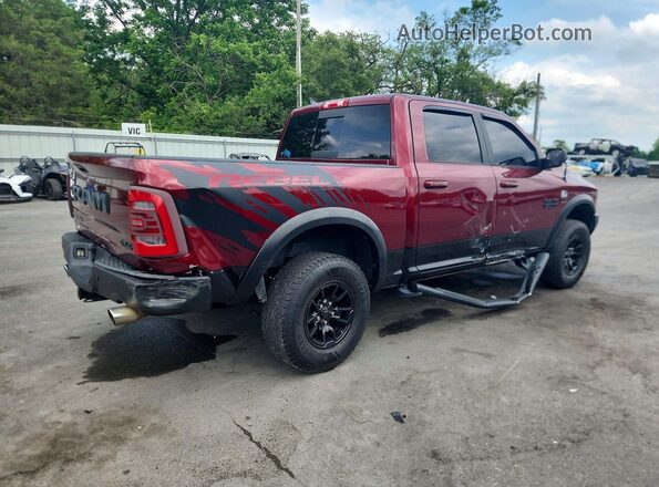 1C6RR7YT0JS203973 2018 RAM 1500 Бордовый Задняя правая четверть