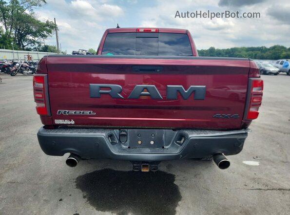 1C6RR7YT0JS203973 2018 RAM 1500 Бордовый Вид сзади