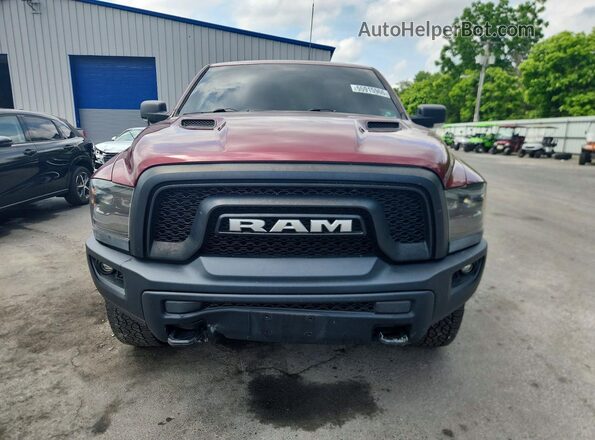 1C6RR7YT0JS203973 2018 RAM 1500 Бордовый Вид спереди