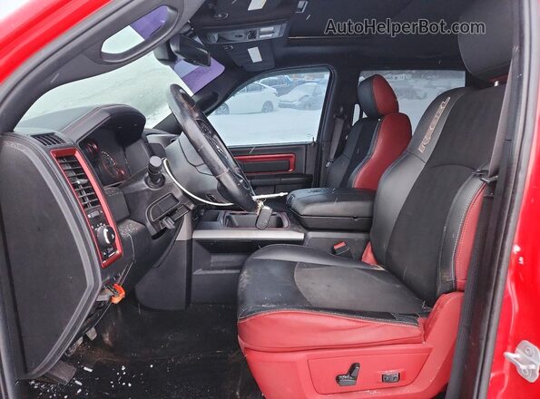 1C6RR7YT1GS217079 2016 RAM 1500 Red Vista interior delantera