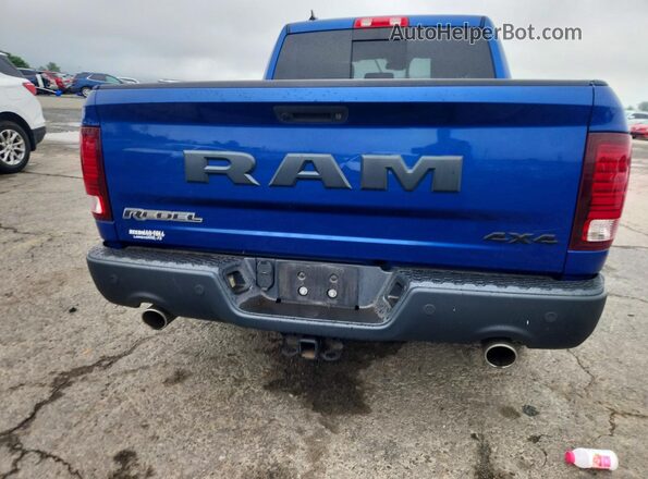 1C6RR7YT1JS199836 2018 RAM 1500 Blue Widok z tyłu