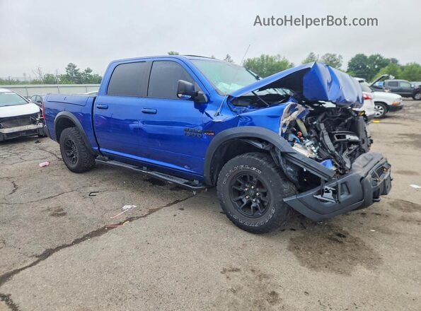 1C6RR7YT1JS199836 2018 RAM 1500 Blue Przód prawy