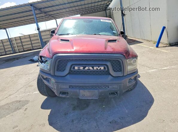 1C6RR7YT2JS197299 2018 RAM 1500 Burgundy Front view