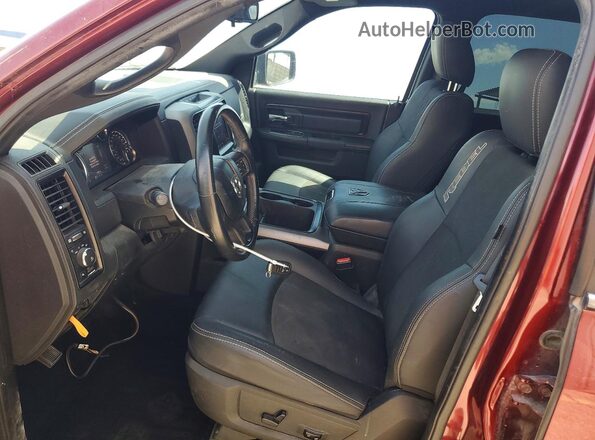 1C6RR7YT2JS197299 2018 RAM 1500 Burgundy Front interior view