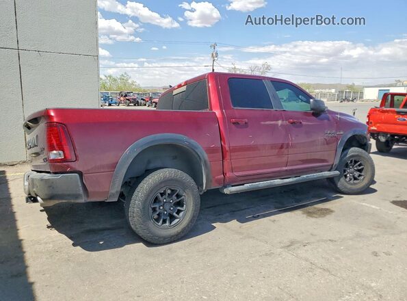 1C6RR7YT2JS197299 2018 RAM 1500 Burgundy Rear right