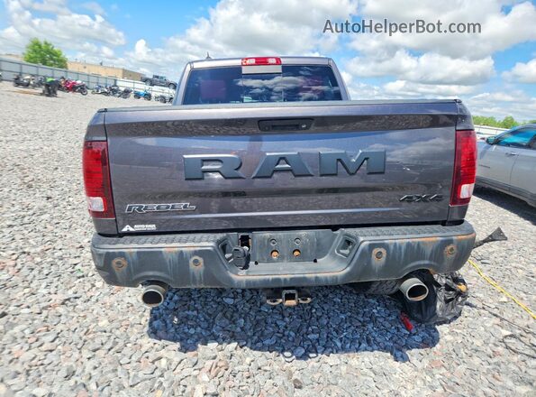 1C6RR7YT3GS100183 2016 RAM 1500 Gray Հետևի տեսք