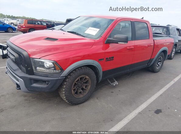 1C6RR7YT3GS259589 2016 RAM 1500 Red Առջևի ձախ երեք քառորդ տեսարան
