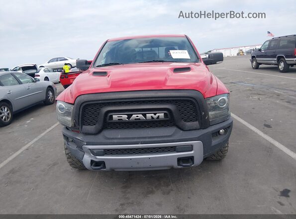 1C6RR7YT3GS259589 2016 RAM 1500 Red Սարքավորումների վահանակի տեսք