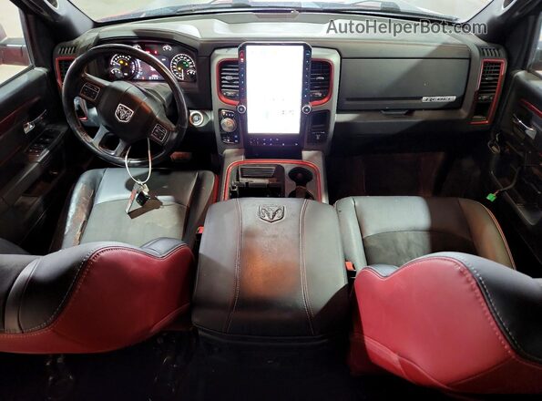 1C6RR7YT5GS352128 2016 RAM 1500 Red Առջևի վահանակի տեսք