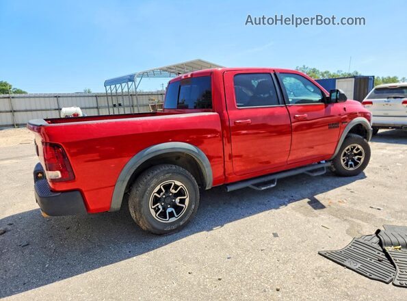 1C6RR7YT8GS363480 2016 RAM 1500 Red Trasero derecho