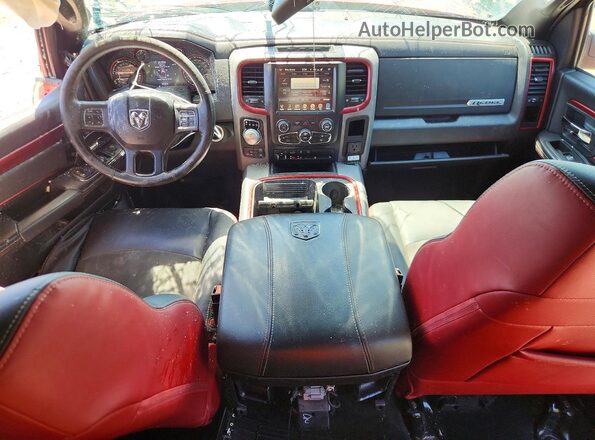 1C6RR7YT8GS363480 2016 RAM 1500 Red Vista del salpicadero