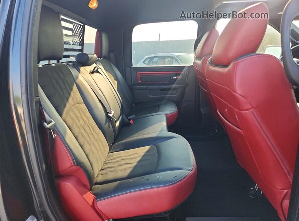 1C6RR7YTXGS236908 2016 RAM 1500 Black უკანა სავარძლების ხედი