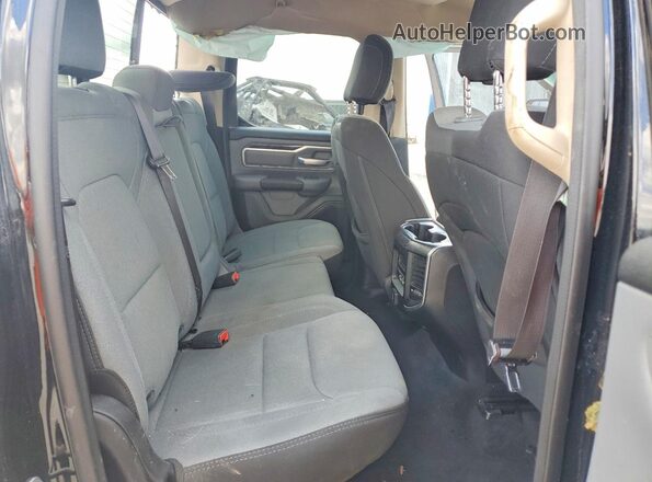 1C6RREBT4LN277654 2020 RAM 1500 Black Rear seats view