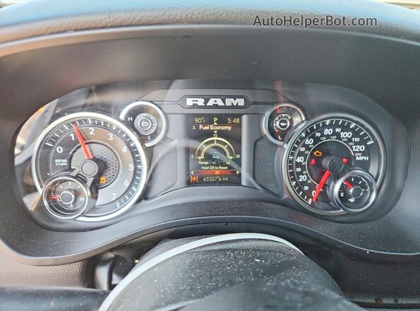 1C6RREBT6PN553080 2023 RAM 1500 Белый Вид щитка приборов