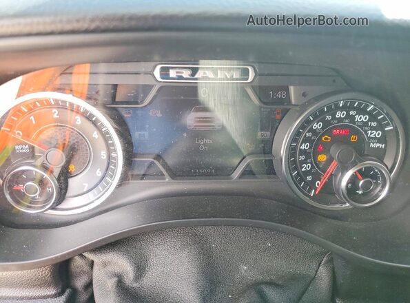 1C6RREFG0MN608485 2021 RAM 1500 Blue Սարքավորումների վահանակի տեսք