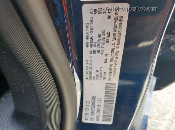 1C6RREFG0MN608485 2021 RAM 1500 Blue Շարժիչի բաժամունքի տեսք