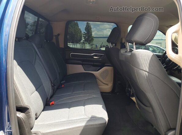 1C6RREFG0MN608485 2021 RAM 1500 Blue Հետևի նստատեղերի տեսք