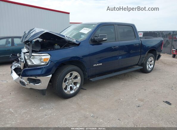 1C6RREFG2MN593875 2021 RAM 1500 Blue Front left