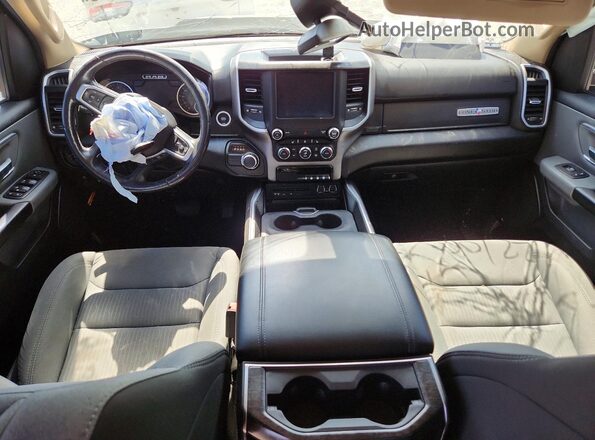 1C6RREFT3KN701172 2019 RAM 1500 Black Առջևի վահանակի տեսք