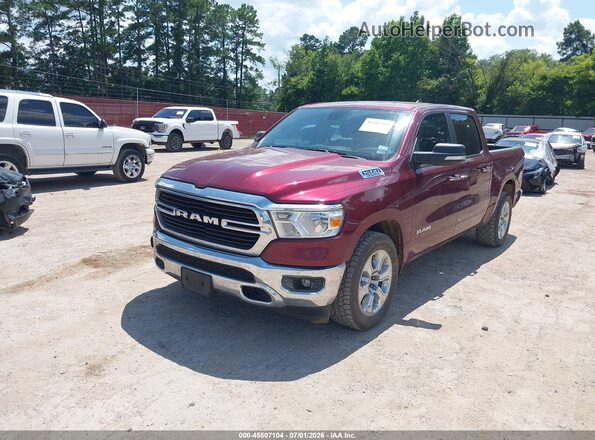 1C6RREFT3LN312002 2020 RAM 1500 Burgundy Front left