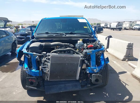 1C6RREFT3NN143358 2022 RAM 1500 Blue Rear interior view