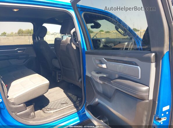1C6RREFT3NN143358 2022 RAM 1500 Blue VIN sticker view