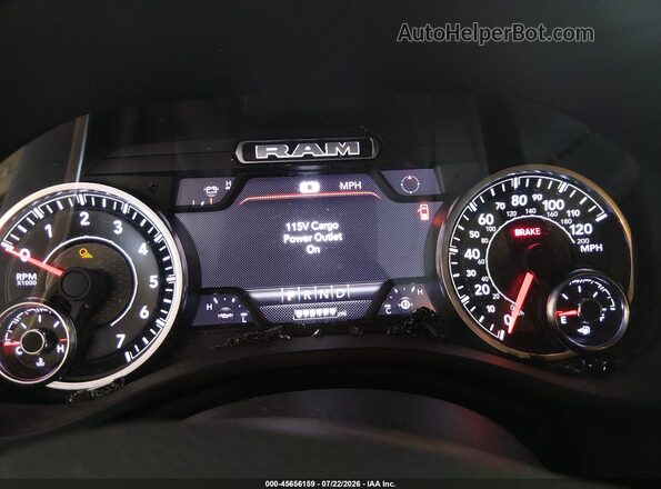 1C6RREFT4NN359252 2022 RAM 1500 Gray უკანა სავარძლების ხედი