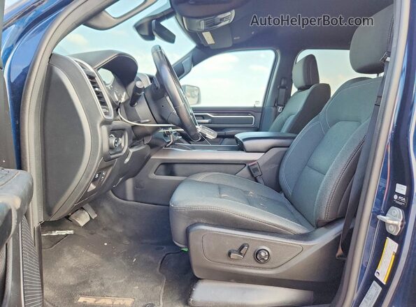 1C6RREFT5MN769265 2021 RAM 1500 Blue წინა სალონის ხედი