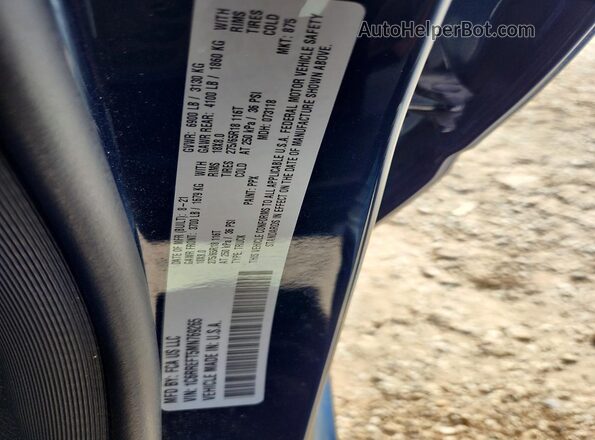 1C6RREFT5MN769265 2021 RAM 1500 Blue ძრავის განყოფილების ხედი