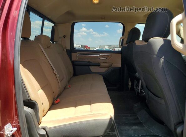 1C6RREFT8KN562916 2019 RAM 1500 Maroon Հետևի նստատեղերի տեսք