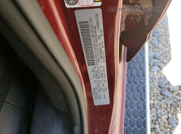 1C6RREFT8KN562916 2019 RAM 1500 Maroon VIN կոդի պիտակի տեսք
