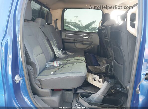 1C6RREFT8KN905658 2019 RAM 1500 Blue VIN კოდის სტიკერის ხედი