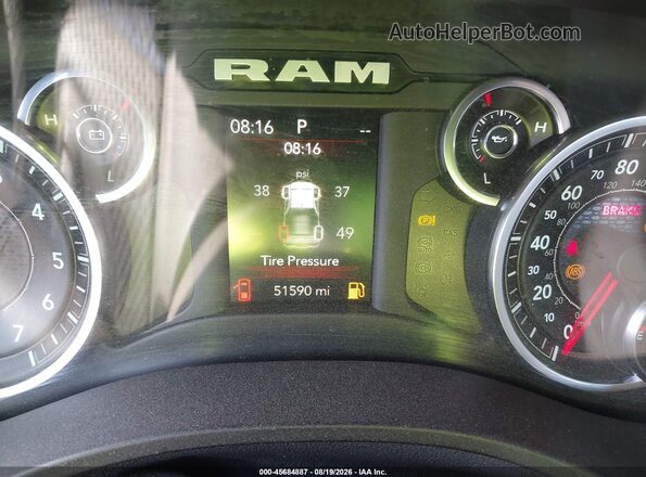 1C6RREFT8KN905658 2019 RAM 1500 Blue უკანა სავარძლების ხედი