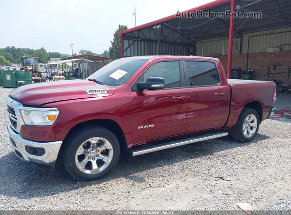 1C6RREFT8NN143002 2022 RAM 1500 Бордовый Передняя левая четверть