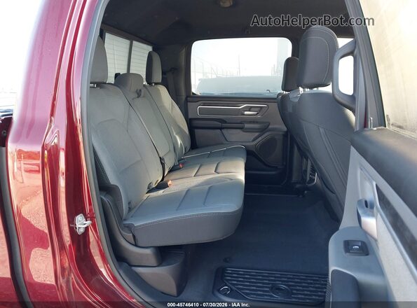 1C6RREFT8NN143002 2022 RAM 1500 Бордовый Вид наклейки с VIN-кодом