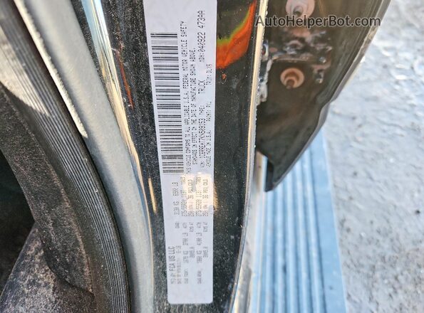 1C6RREHT7KN509153 2019 RAM 1500 Black Вид наклейки з VIN-кодом