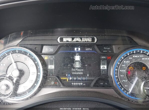 1C6RREHT8KN522591 2019 RAM 1500 Black Вид задніх сидінь