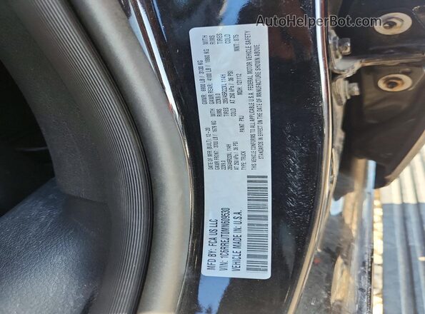 1C6RREJT0MN609530 2021 RAM 1500 Black Widok komory silnika