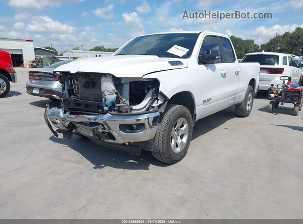 1C6RRFBG2NN293234 2022 RAM 1500 White Առջևի ձախ երեք քառորդ տեսարան