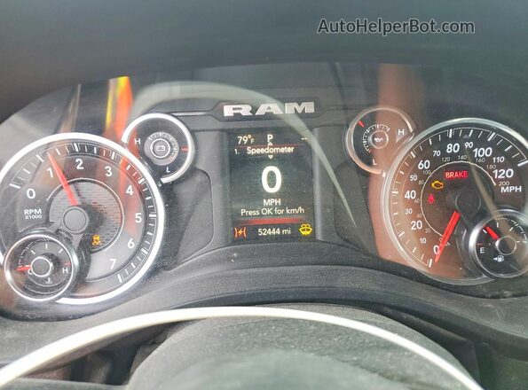 1C6RRFBG6MN557604 2021 RAM 1500 Gray Սարքավորումների վահանակի տեսք
