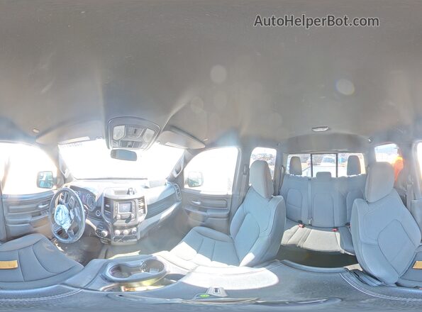1C6RRFCG0NN349251 2022 RAM 1500 White Widok naklejki z numerem VIN