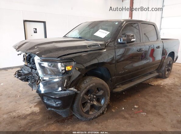 1C6RRFFG0KN790014 2019 RAM 1500 Black Առջևի ձախ երեք քառորդ տեսարան
