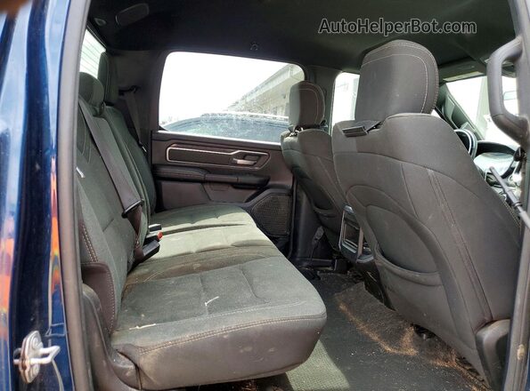 1C6RRFFG1MN505078 2021 RAM 1500 Blue უკანა სავარძლების ხედი