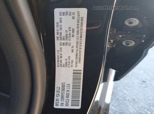 1C6RRFFG1SN245973 2025 RAM 1500 Black Вид наклейки з VIN-кодом