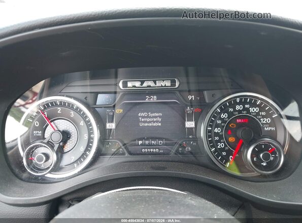 1C6RRFFG2MN782080 2021 RAM 1500 Silver Rear seats view
