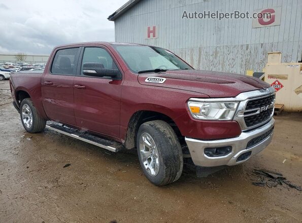 1C6RRFFG2NN455406 2022 RAM 1500 Бордовый Передняя правая четверть