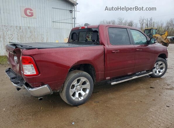 1C6RRFFG2NN455406 2022 RAM 1500 Бордовый Задняя правая четверть