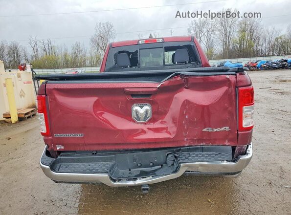 1C6RRFFG2NN455406 2022 RAM 1500 Бордовый Вид сзади